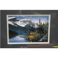 FRED BUCHWITZ PRINT 18" X 16" FRAME W/ PRINT