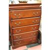 Image 1 : ROSEWOOD 6-DRAWER DRESSER &