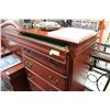 Image 2 : ROSEWOOD 6-DRAWER DRESSER &