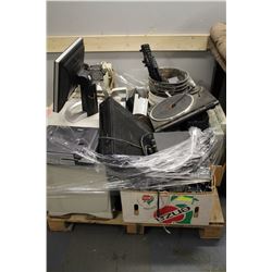 PALLET OF MISC ELECTRONIC EQUIPMENT AND MISC.