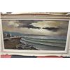 Image 1 : ESTATE OCEAN SCENE OIL ON CANVAS