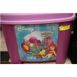 PURPLE LITTLE MERMAID MEGA BLOCKS