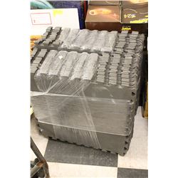 BUNDLE OF 18 INTERLOCKING EXERCISE MATS = 8' X 8'