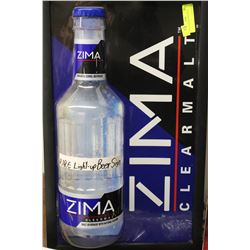 ZIMA ILLUMINATED BEER SIGN