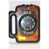 Image 1 : VINTAGE WOOD BACKWARDS CLOCK