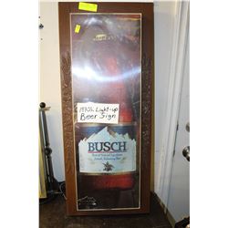 1970'S VINTAGE BUSCH BEER SIGN