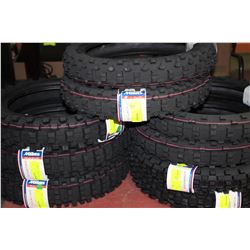 STACK OF 9 NEW SIZE 12" MOTOCROSS TIRES