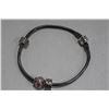 Image 1 : PANDORA OXIDIZED STERLING SILVER BRACELET