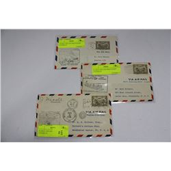 SCARCE 1929-1930 FIRST FLIGHT COVERS X3