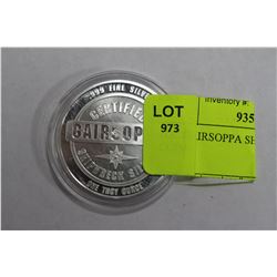 1 OZ GAIRSOPPA SHIPWRECK SILVER COIN