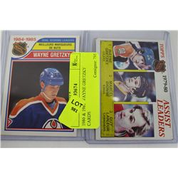 1980 & 1985 WAYNE GRETZKY CARDS