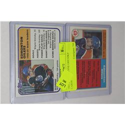 1981 & 1982 WAYNE GRETZKY CARDS