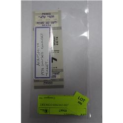 1978 AEROSMITH UNUSED CONCERT TICKET