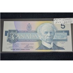 1986 $5 Canada Replacement (BBPN) Note - CUNC