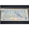 Image 2 : 1986 $5 Canada Replacement (YBPN) Note - EF+