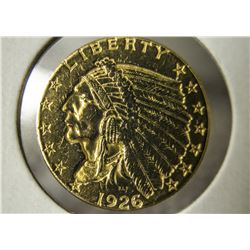 1926 US 2.5 Dollar Gold Indian Head