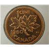 Image 1 : (2) 1960 Canada 1-Cent (Hanging 0)