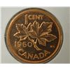 Image 1 : (2) 1960 Canada 1-Cent (Hanging 0)