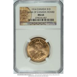 1914 $10 Gold NGC MS64.  Trends Value: $9000