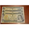 Image 1 : (3) 1973 $1 Replacement Notes