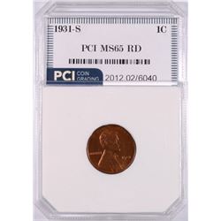 1931-S US Wheat 1-Cent