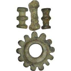 Copper Bead of Various shapes and sizes.