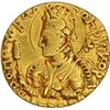 Image 1 : Mercury Type Gold Dinar of Kushana Dynasty of Huvishka.