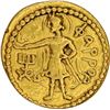 Image 2 : Mercury Type Gold Dinar of Kushana Dynasty of Huvishka.