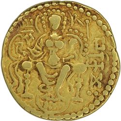 Gold Dinar of Samudragupta of Gupta Dynasty.