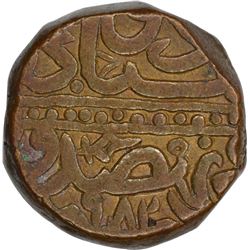 Copper Dam of Akbar of Ahmadabad Mint.