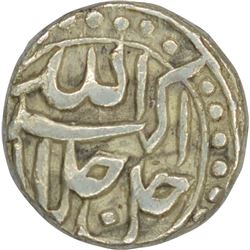 Silver Half Rupee of Akbar of Kabul mint.