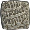 Image 1 : Silver Square Half Rupee of Akbar.