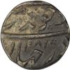 Image 1 : Silver Quarter Rupee of Aurangzeb Alamgir of Golkonda Mint.