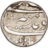Image 1 : Silver One Quarter Rupee of Aurangzeb of out of flan Mint.