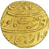 Image 1 : Gold Mohur of Aurangzeb Alamgir of Bijapur Dar-ul-zafar Mint.