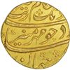 Image 2 : Gold Mohur of Aurangzeb Alamgir of Bijapur Dar-ul-zafar Mint.