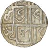 Image 1 : Silver Half Rupee of Cooch Behar of Prana Narayan.