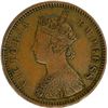 Image 1 : Copper half pice of Bikanir state of Ganga Singhji with the name of Victoria Empress.