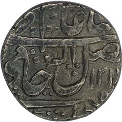 Silver Rupee of Daulat Rao of Ujjain mint of Gwalior in the name of Shah Alam II.