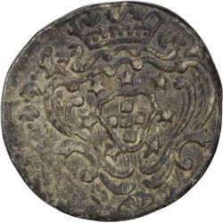 Silver Rupia of Maria I of Diu of India Portuguese.