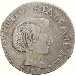 Silver Rupia of India Portuguese of Goa of Pedro V.