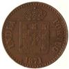 Image 1 : Copper Ten Reis of India Portuguese of Luiz I.