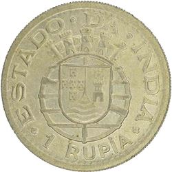 Silver Rupia of Portuguese Administration.