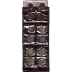 Complete Cupro Nickle 12 coins set of  India Portuguese.