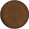 Image 1 : Copper One Twelfth Anna of Victoria Empress of Bombay Mint of 1883.