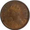 Image 2 : Copper Half Pice of Victoria Empress of Calcutta Mint of 1888.