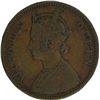 Image 2 : Copper One Quarter Anna of Victoria Queen of Bombay Mint of 1862.