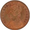 Image 2 : Copper One Quarter Anna of Victoria Empress of Calcutta Mint of 1896.