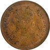 Image 2 : Copper One Quarter Anna of Victoria Empress of Calcutta Mint of 1897.