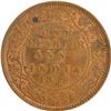 Image 1 : Copper One Quarter Anna of Victoria Empress of Calcutta Mint of 1898.